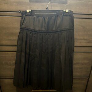 Marc Jacobs Black Pleated Skirt